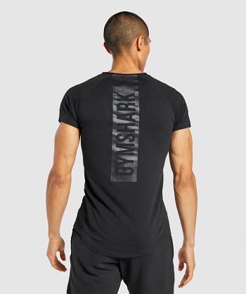 T Shirts Gymshark Bold Hombre Negras | CO 3346BEX